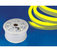Светодиодная влагозащищенная лента (UL-00003769) Uniel 8W/m 120LED/m 2835SMD желтый 50M ULS-N21-2835-120LED/m-8mm-IP67-220V-8W/m-50M-Yellow