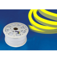 Светодиодная влагозащищенная лента (UL-00003769) Uniel 8W/m 120LED/m 2835SMD желтый 50M ULS-N21-2835-120LED/m-8mm-IP67-220V-8W/m-50M-Yellow