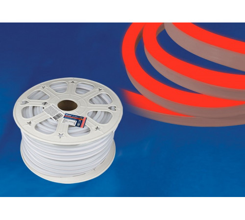 Светодиодная влагозащищенная лента (UL-00003770) Uniel 8W/m 120LED/m 2835SMD красный 50M ULS-N21-2835-120LED/m-8mm-IP67-220V-8W/m-50M-Red Светодиодная влагозащищенная лента (UL-00003770) Uniel 8W/m 120LED/m 2835SMD красный 50M ULS-N21-2835-120LED/m-8mm-IP67-220V-8W/m-50M-Red