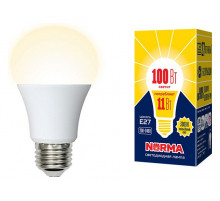 Лампа светодиодная (UL-00003787) Volpe E27 11W 3000K матовая LED-A60-11W/WW/E27/FR/NR