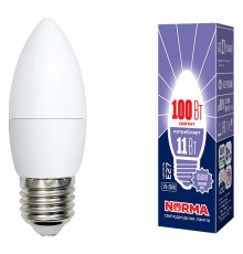 Лампа светодиодная (UL-00003813) Volpe E27 11W 6500K матовая LED-C37-11W/DW/E27/FR/NR