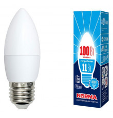 Лампа светодиодная (UL-00003814) Volpe E27 11W 4000K матовая LED-C37-11W/NW/E27/FR/NR