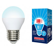 Лампа светодиодная (UL-00003834) Volpe E27 11W 4000K матовая LED-G45-11W/NW/E27/FR/NR