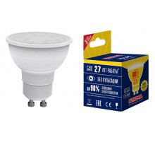 Лампа светодиодная (UL-00003838) Volpe GU10 7W 3000K матовая LED-JCDR-7W/WW/GU10/NR