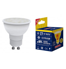 Лампа светодиодная (UL-00003842) Volpe GU10 10W 3000K матовая LED-JCDR-10W/WW/GU10/NR