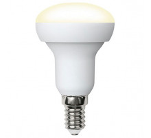 Лампа светодиодная (UL-00003845) Volpe E14 7W 3000K матовая LED-R50-7W/WW/E14/FR/NR