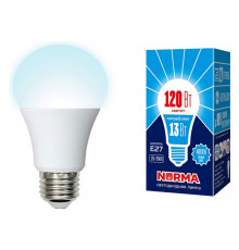 Лампа светодиодная (UL-00004023) Volpe E27 13W 4000K матовая LED-A60-13W/NW/E27/FR/NR