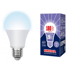Лампа светодиодная (UL-00004028) Volpe E27 20W 6500K матовая LED-A65-20W/DW/E27/FR/NR