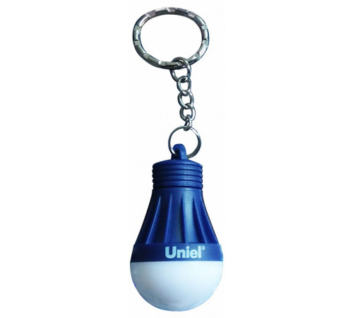 Фонарь-брелок светодиодный «Uniel» (UL-00004093) Uniel Standard Mini от батареек 55х30 S-KL023-T Blue