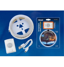 Светодиодная влагозащищенная лента (UL-00004450) Uniel 2,4W/m 30LED/m белый 1М ULS-R21-2,4W/4000K/1,0M/RECH SENSOR Smart Light