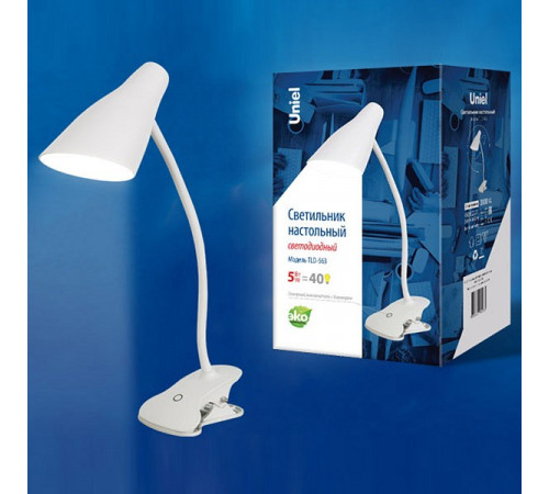 Настольная лампа (UL-00004465) Uniel TLD-563 White/LED/360Lm/4500K/Dimmer Настольная лампа (UL-00004465) Uniel TLD-563 White/LED/360Lm/4500K/Dimmer