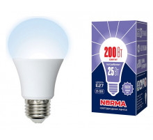 Лампа светодиодная (UL-00004471) Volpe E27 25W 6500K матовая LED-A70-25W/6500K/E27/FR/NR