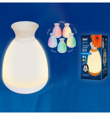 Фигурка светодиодная от аккумулятора «Ваза» 17x12см (UL-00004545) Uniel ULD-R200 LED/100Lm/3000K/RGB White