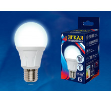 Лампа светодиодная (UL-00005031) Uniel E27 13W 4000K матовая LED-A60 13W/4000K/E27/FR PLP01WH