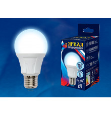 Лампа светодиодная (UL-00005032) Uniel E27 13W 6500K матовая LED-A60 13W/6500K/E27/FR PLP01WH