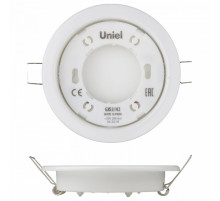 Встраиваемый светильник (UL-00005051) Uniel GX53/H2 White 10 Prom