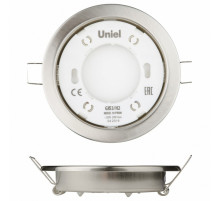 Встраиваемый светильник (UL-00005054) Uniel GX53/H2 Nickel 10 Prom