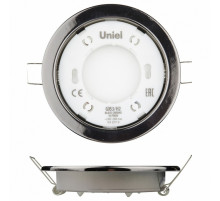 Встраиваемый светильник (UL-00005055) Uniel GX53/H2 Black Chrome 10 Prom