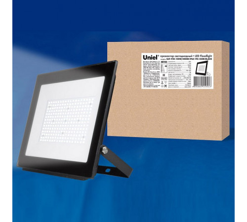 Прожектор светодиодный (UL-00005156) Uniel ULF-F20-150W/4000K IP65 195-250В black