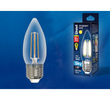 Лампа светодиодная филаментная (UL-00005166) Uniel E27 11W 3000K прозрачная LED-C35-11W/3000K/E27/CL PLS02WH