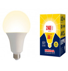 Лампа светодиодная Volpe E27 30W 3000K матовая LED-A95-30W/3000K/E27/FR/NR UL-00005604
