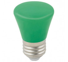 Лампа светодиодная Volpe Decor color LED-D45-1W/GREEN/E27/FR/С BELL UL-00005640