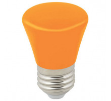 Лампа светодиодная Volpe Decor color LED-D45-1W/ORANGE/E27/FR/С BELL UL-00005642