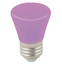Лампа светодиодная Volpe Decor color LED-D45-1W/PURPLE/E27/FR/С BELL UL-00005644