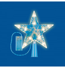 Украшение звезда Uniel ULD-H1515-010/STB/2AA WARM WHITE STAR-2 UL-00005761