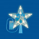 Украшение звезда Uniel ULD-H1515-010/STB/2AA WARM WHITE STAR-2 UL-00005761