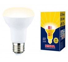 Лампа светодиодная Volpe Norma LED-R63-11W/3000K/E27/FR/NR картон UL-00005774