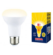 Лампа светодиодная Volpe Norma LED-R63-11W/3000K/E27/FR/NR картон UL-00005774