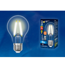 Лампа светодиодная филаментная (UL-00005849) Uniel E27 15W 3000K прозрачная LED-A60-15W/3000K/E27/CL PLS02WH