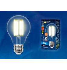Лампа светодиодная (UL-00005897) Uniel E27 23W прозрачная LED-A70-23W/3000K/E27/CL PLS02WH