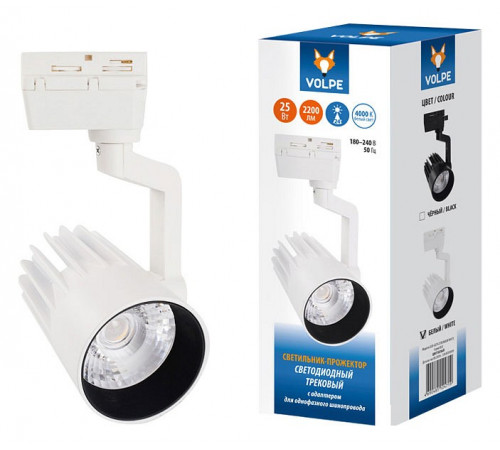 Трековый светодиодный светильник Volpe ULB-Q274 25W/4000K WHITE UL-00005923