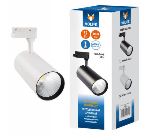 Трековый светодиодный светильник Volpe ULB-Q276 32W/4000К White UL-00005941 Трековый светодиодный светильник Volpe ULB-Q276 32W/4000К White UL-00005941