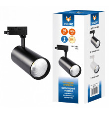 Трековый светодиодный светильник Volpe ULB-Q276 40W/3000К Black UL-00005948