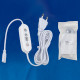 Таймер с вилкой и разъемом для фито светильника (UL-00006492) Uniel UST-E32 WHITE 2M