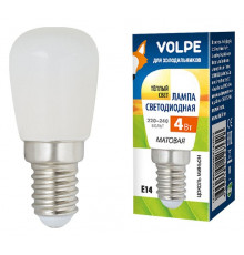 Лампа светодиодная для холодильников Volpe LED-Y25-4W/3000K/E14/FR/Z UL-00006501