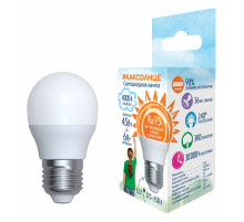 Лампа светодиодная (UL-00006533) Uniel E27 6W 4000K матовая LED-G45-6W/4000K/E27/FR/RA95 PLK01WH