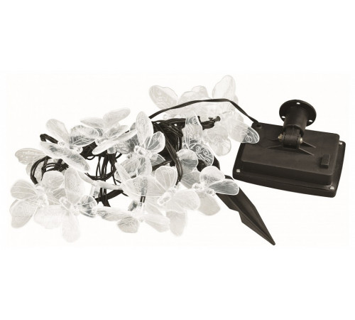 Гирлянда на солнечных батареях (UL-00006557) Uniel Бабочки USL-S-129/PT4000 Butterflies