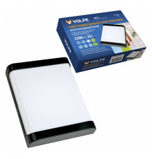 Потолочный светодиодный светильник Volpe ULW-Q280 22W/4000K/S02 IP65 Black UL-00006711
