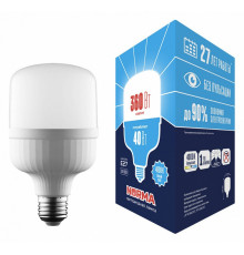 Лампа светодиодная Volpe Norma LED-M80-40W/4000K/E27/FR/NR UL-00006789