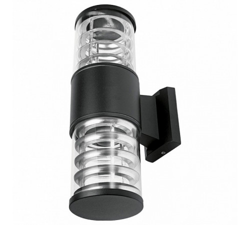 Уличный настенный светильник (UL-00006808) Uniel UUL-S12A 2x60W/E27 IP65 Black Уличный настенный светильник (UL-00006808) Uniel UUL-S12A 2x60W/E27 IP65 Black