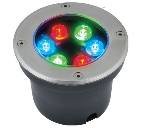 Ландшафтный светодиодный светильник (UL-00006821) Uniel ULU-B11A-6W/RGB IP67 Grey Ландшафтный светодиодный светильник (UL-00006821) Uniel ULU-B11A-6W/RGB IP67 Grey