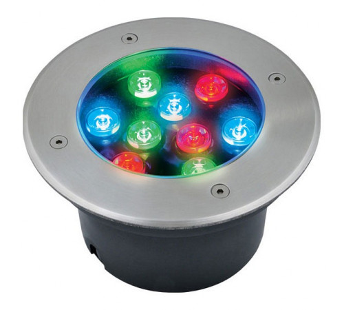 Ландшафтный светодиодный светильник (UL-00006824) Uniel ULU-B12A-9W/RGB IP67 Grey Ландшафтный светодиодный светильник (UL-00006824) Uniel ULU-B12A-9W/RGB IP67 Grey