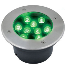 Ландшафтный светодиодный светильник (UL-00006825) Uniel ULU-B12A-9W/Green IP67 Grey