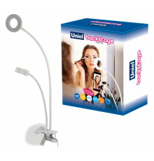 Настольная лампа (UL-00006867) Uniel Backstage ULK-F51-8W/SW/Dim IP20 White