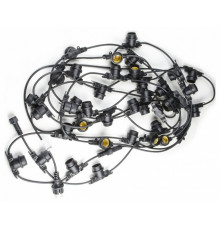Уличная гирлянда Uniel (UL-00007150) черный UDL-K121 10/E27/5M 5C IP65 Black Belt-Light