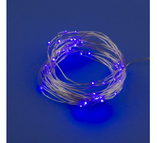Светодиодная гирлянда Uniel Роса (UL-00007185) фиолетовый ULD-S0500-050/SCB/2AA Purple IP20 Dew